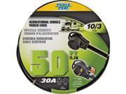 Power Zone ORV30930 Rv Power Cord 10 By 3 50 Ft. Stw 30A