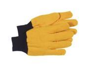Boss Mfg Co Glove Cotton Chore 2Ply Ylw L 4037