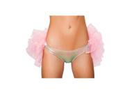 Roma Costume SH3254 BP M L Shorts with Attached Half Petticoat Baby Pink Medium Large