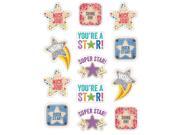 Creative Teaching Press CTP4838 Star Reward Stickers Upcycle Style