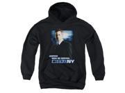 Trevco Csi Ny Justice Served Youth Pull Over Hoodie Black Medium