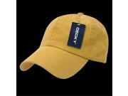 Decky 841 MUSTARD Pigment Dyed Polo Caps Mustard