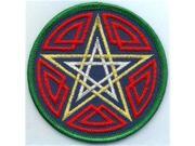 AzureGreen ESCEL Patch Celtic Pentagram 3 in