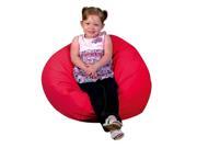CHILDRENS FACTORY CF 610003 ROUND BEAN BAG 26IN RED