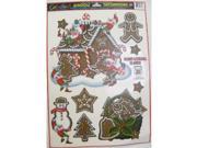Bulk Buys Ginger Bread Window Cling Case of 50