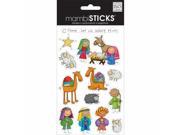 Mini Stickers 3 Pkg Nativity