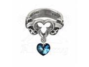 Alchemy Gothic R199Q The Dogaressas Last Love Ring Size Q 8.5