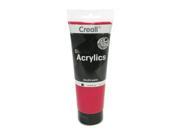 American Educational Products A 33612 Creall Studio Acrylics Tube 250Ml 12 Carmine Red