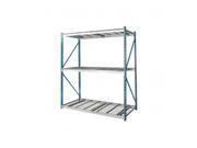 Hallowell HBR4848123 3S WW PB 48 W x 48 D x 123 H in. Bulk Storage Rack Starter Unit Steel