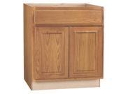 RSI Home Products Sales CBKB30 MO 30 in. Medium Oak Finish Assembled Base Cabinet