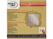 Merit Pro 3210 8 x 8 in. Metal Wall Repair Patch