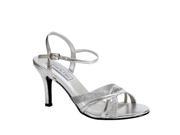 Benjamin Walk 199WO_10.5 Taryn Glitter Wide Shoes in Silver Size 10.5