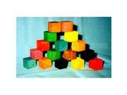 THE PUZZLE MAN TOYS W 1008 Wooden Educational Baby Blocks Large Set of 16