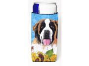 Carolines Treasures SC9076MUK Saint Bernard Michelob Ultra bottle sleeves For Slim Cans