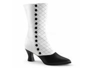 Pleaser Day Night FS2020_BS_PC 6 1.5 in. Dual Platform Floral Cut Out Front Lace Up Knee Boot Black Size 6