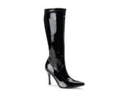 Funtasma Lust 2000 Black Str Pat Knee Boot 3.75 Inch Size 9