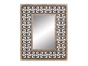 Woodland Import 50933 Long Lasting Wood Frame High Quality Mirror