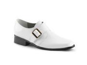 Funtasma LOA12_W XL Monk Strap Slip On Mens Loafer Shoe White Extra Large