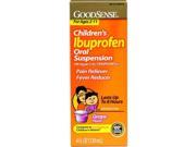 Good Sense Childrens Ibuprofen 100 mg Grape Oral Suspension Pain Relief 4 oz Case of 48