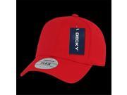 Decky 1016W RED Fitall Flex Baseball Caps Red