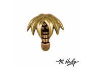 Michael Healy Designs MHR39 Palm Tree Doorbell Ringer Brass Bronze