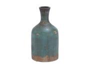 Woodland Import 38141 Long Lasting Terracotta Bottle Vase with Rich Color