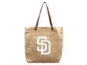 Littlearth Productions 651111 SDPA Burlap Market Tote San Diego Padres
