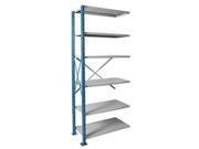 Hallowell AH7511 1810PB Hallowell H Post High Capacity Shelving 36 in. W x 18 in. D x 123 in. H 707 Marine Blue Posts and Side Sway Braces