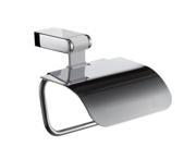 Iris 6104 Paper Holder With Lid Chrome white