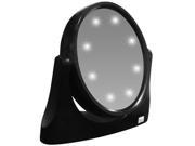 Rucci M957 Black Led Lighted Vanity Stand Mirror