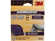 3M 99522ES 5 in. Sanding Disc Hook Loop 80 Grit Pack 10