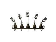 P55 WH03DB Rose Bud Vases 5 Hooks