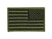 Fox Outdoor 84P 870 USA Flag Patch Olive Drab Right Face