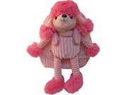 Kreative Kids 82013 Poodle Long Legs Plush Backpack with Pink