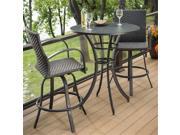 OutdoorGreatroom EM RD COL K Empire Collection Round Pub Table and Barstools