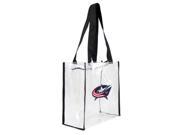 Little Earth Productions 501311 JKTS Columbus Blue Jackets Clear Square Stadium Tote