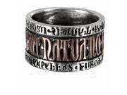 Alchemy Gothic R73W Deus Et Natura Ring W 11