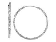 Doma Jewellery MAS01010 Sterling Silver Hoop Earrings