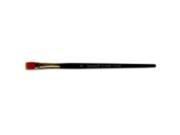 Dynasty B 410 Flat Shader Golden Synthetic Long Wood Handle Paint Brush Size 10