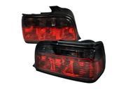 Spec D Tuning LT E364RG APC 3 Series Altezza 4 Door Tail Light for 92 to 98 BMW E36 Red Smoke 10 x 19 x 25 in.