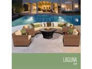 TKC Laguna 8 Piece Outdoor Wicker Patio Furniture Set