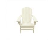 NorthLight 37 in. White Wooden Outdoor Patio Adirondack Chair