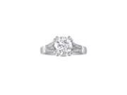 SuperJeweler RLB1240E 14W H I I1 z8.5 Hansa 0.66Ct Diamond Round Engagement Ring In 14K White Gold I J Si2 I1 Size 8.5