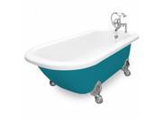American Bath Factory T051F SN P Trinity 60 in. Splash Of Color Acrastone Bath Tub Large