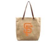 Littlearth Productions 651111 SFGT Burlap Market Tote San Francisco Giants