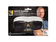 3M 90204 80025H Tekk Holmes Black With Yellow Protection Workwear Safety Glasses