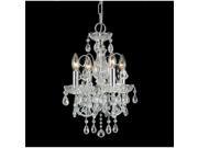 Imperial Collection 3224 CH CL S Wrought Iron Crystal Wall Sconce Accented with Swarovski Strass Crystal