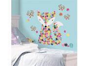 Room Mates RMK2758GM Prismatic Fox Peel And Stick Giant Wall Decals