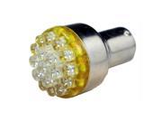 19 LED 12V Amber 1156 Bayonet Bulb 100