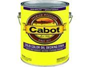 Cabot 17601 1 Gallon White Base Solid Oil Decking Stain 250 Voc